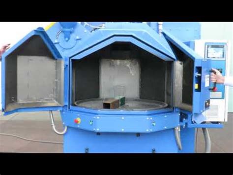 Cm T Shot Blasting Machine Surface Treatment Example Youtube