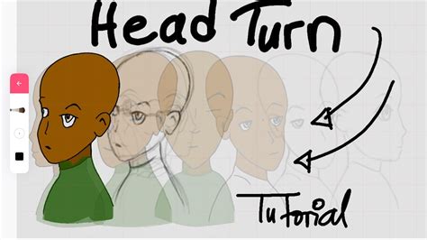 FlipaClip Animation Tutorial How To Do A Head Turn Step By Step YouTube