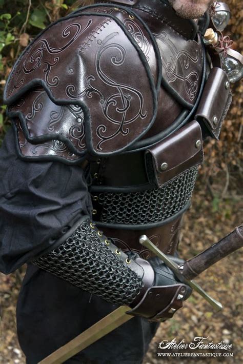 Pin By Gu On 악세사리 In 2024 Chainmail Armor Leather Armor Viking Armor