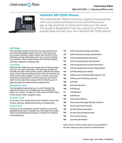 Yealink Sip T53w Quick Start Manual Pdf Download Manualslib