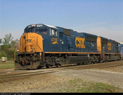 Csxt 4756 Csx Transportation Csxt Emd Sd70mac At Atlanta Georgia By