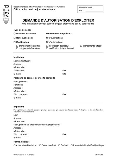 Demande d autorisation téléchargement gratuit documents PDF Word et