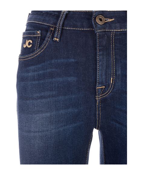 Jacob Cohen Woman Gilda Skinny Fit Jeans In Dark Blue Denim Italist