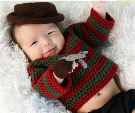 Freddy Krueger Baby Costume | Handmade by Grannycrafts13