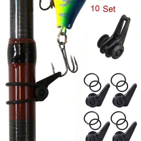 Mutter 10 Set Jig High Quality Hook Secure Keepers Lures Holders