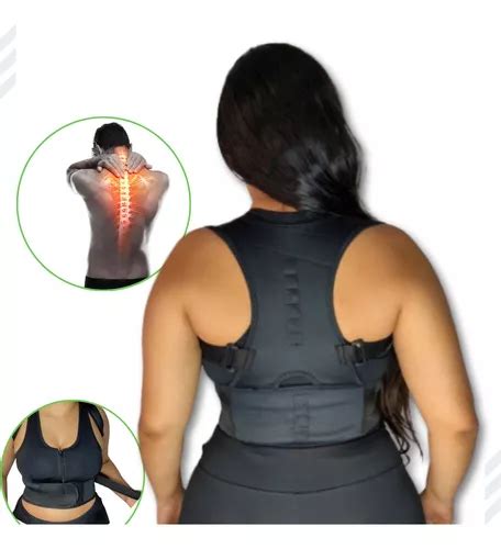 Colete Corretor Postural Para Coluna Cervical Alinha Postura MercadoLivre