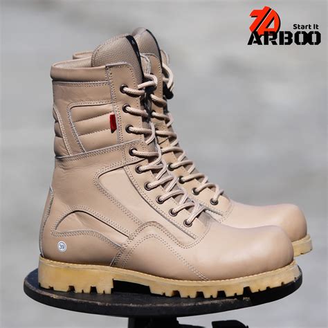 Jual Sepatu PDL Black Hawk Gurun CREAM Boot Pria TNI Polri Security