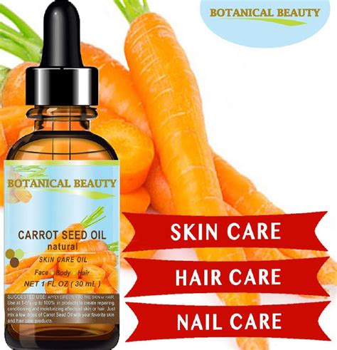 Carrot Seed Oil 100 Natural Cold Pressed Carrier Oil 1 Floz 30 Ml Skin Body Hair And