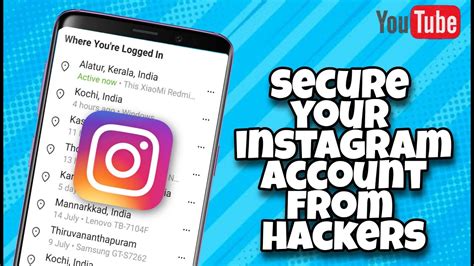 Secure Your Instagram Account From Hackers See Who S Using Your