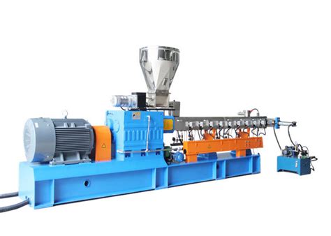 High Torque Twin Screw Plastic Extrusion Equipment Masterbatch