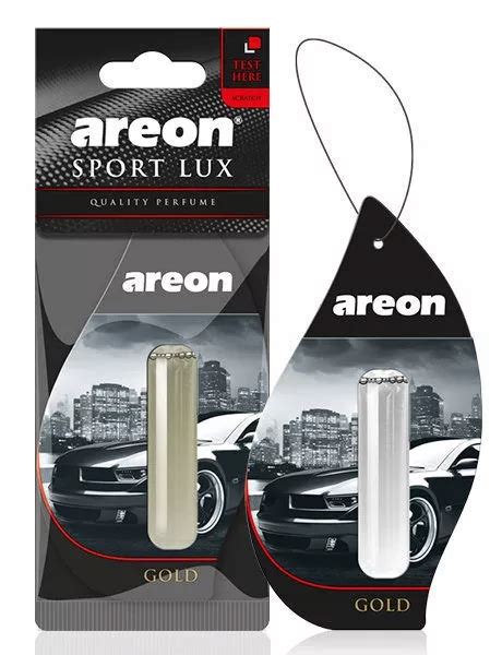 AREON SPORT LUX LIQUID Odświeżacz zapach do samochodu GOLD 1 szt LX01