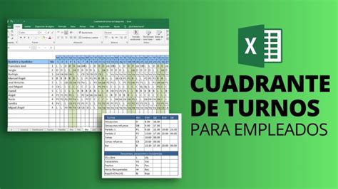 Planilla De Turnos Rotativos Para 4 Personas De Lunes A Domingo