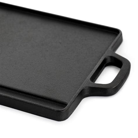 Oster Castaway Pre Seasoned 18in X 9in Cast Iron Reversible Griddle