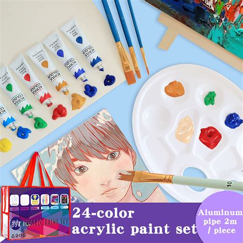 24Colors/Set Acrylic Paint Color Set Acrylic Paint... – Vicedeal