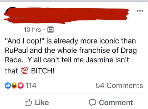 Hot Take From A Rupaul Facebook Group ANNIOOP R Rpdrcringe