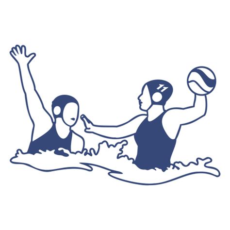 Waterpolo Girl Players Filled Stroke Png And Svg Design For T Shirts