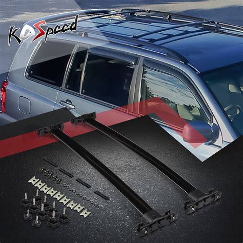 Aluminum Roof Rack Rail Top Cargo Luggage Cross Bar For 01 07 Toyota