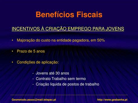 PPT BENEFÍCIOS E OBRIGAÇÕES FISCAIS PowerPoint Presentation free