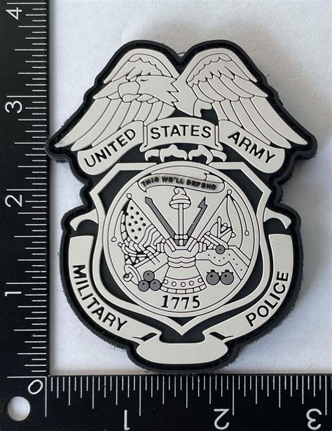 Official US Army Military Police PVC Patch – MarinePatches.com - Custom ...