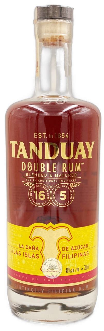 tanduay double rum  town tequila