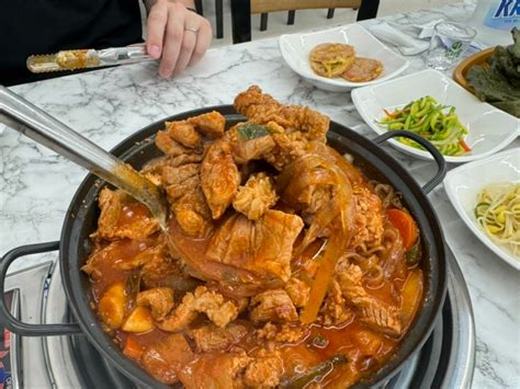 [광양 중마동 맛집] 광양 한식 메뉴 추천 김치찌개 돼지갈비찜 맛집 ‘율촌우리식당 중마길호점’ 네이버 블로그