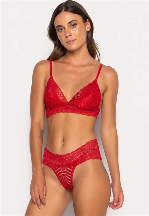 Lingerie Bravaa Store Conjunto Em Renda Suti E Calcinha Fio Feminino