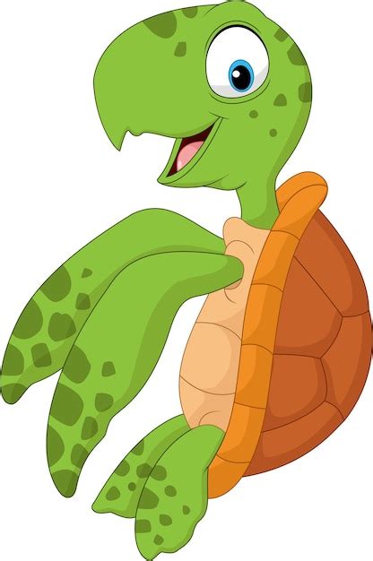 Premium Vector Cute Turtle Cartoon