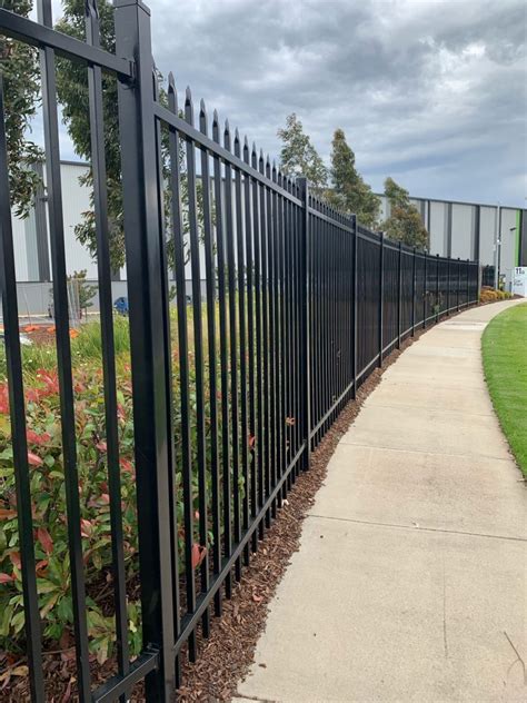 Tubular Steel Fencing Moorabbin Airport Melbourne Diamond Fence