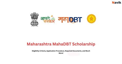 Mahadbt Scholarship Eligibility Criteria Application Procedure