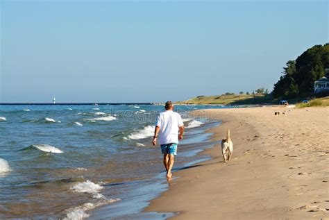 Lake Michigan USA stock image. Image of warm, beach, summer - 3068363