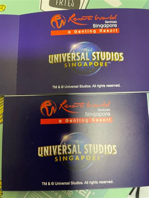 Universal Studios Meal Vouchers Tickets Vouchers Local Attractions