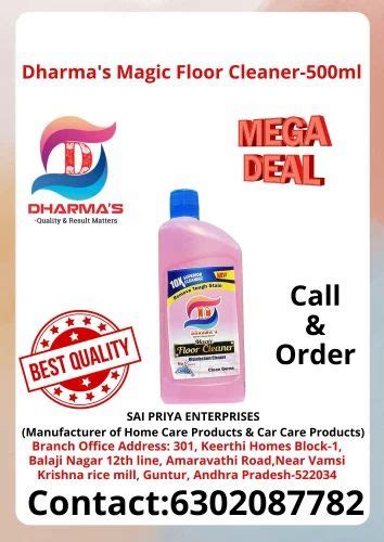 Dharma S Magic Floor Cleaner Rose 500ml At Rs 60 Bottle Floor