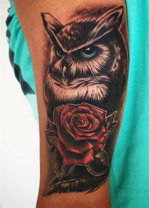 42 Stunning Owl Sleeve Tattoo Ideas For Females Image Hd