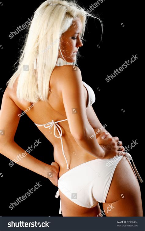 Bikini Backside Profile Stock Photo Shutterstock