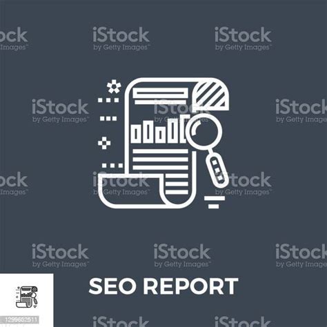 Seo 報告行圖示向量圖形及更多互聯網圖片 互聯網 分析 商務 Istock