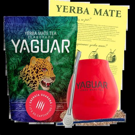 Zestaw Yerba Mate Yaguar Energia 500g Akcesoria Yerba Mate Sklep