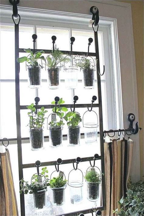 90 Fantastic Vertical Garden Indoor Decor Ideas Window Herb Garden Indoor Window Garden