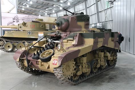 Bovington 21045 1940s British Light Tank M3A1 Stuart IV Flickr