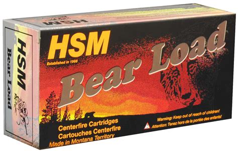 Hsm Bear Load 454 Casull 325gr Wfn Ammunition 50rds