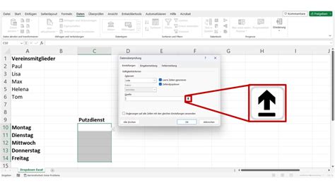 Dropdown Liste In Excel Erstellen Mit Video