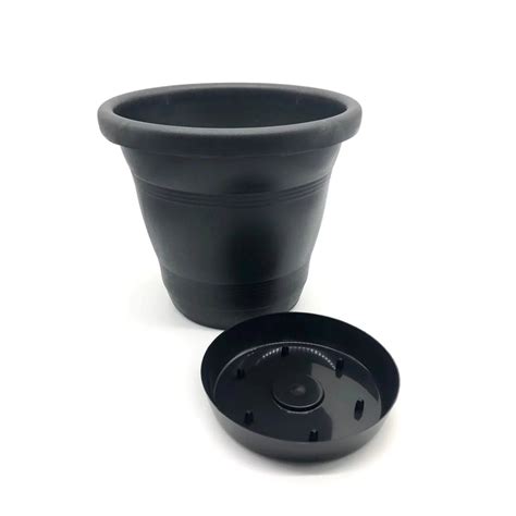 Vaso Milano M Prato Anti Dengue Preto Para Plantas Shopee Brasil