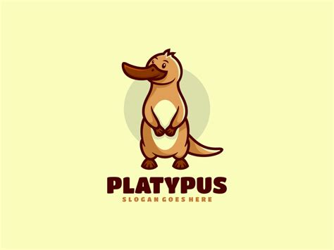 Platypus Mascot Cartoon Logo Graphic By Artnivora Std · Creative Fabrica