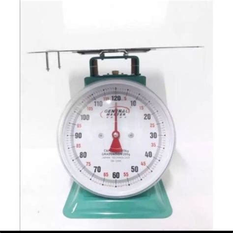 120kg Unibest General Master Dial Spring Weighing Scale Timbangan