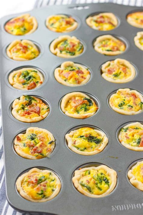 Mini Spinach Quiches Cooking For My Soul