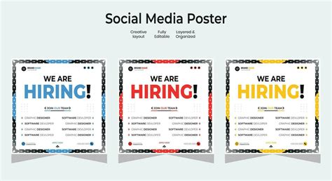 We Are Hiring Poster Vector Art, Icons, and Graphics for Free Download