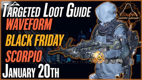 The Division Targeted Loot Today January Black Friday