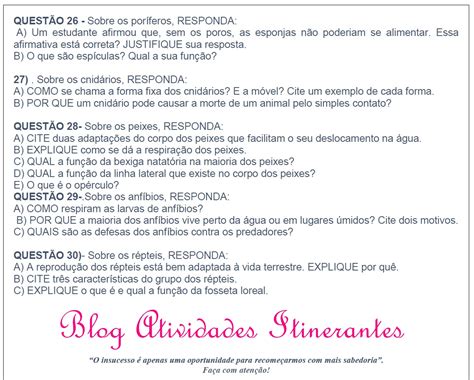 Blog Atividades Itinerantes Avalia O De Ci Ncias Para Ano