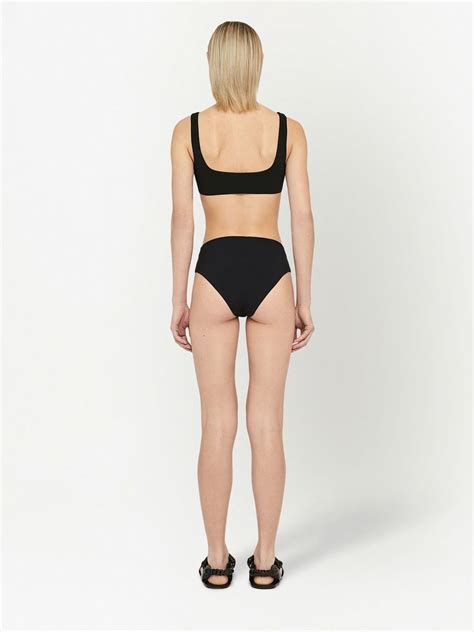 Jil Sander Square Neck Bikini Set Farfetch