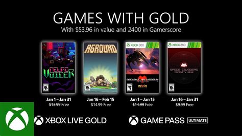 Games With Gold Microsoft Annuncia Ufficialmente I Giochi Di Gennaio