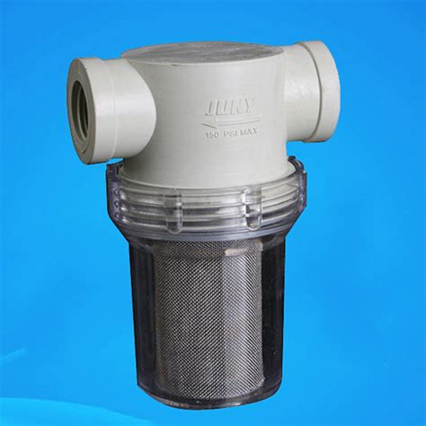 Universal High Flow Pipeline Filter Garden Pond Inline Water Pump Mesh